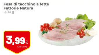 Coop Fesa di tacchino a fette Fattorie Natura 400 g offerta
