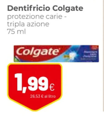 Coop Dentifricio Colgate protezione carie-tripla azione 75 ml offerta