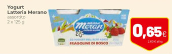 Coop Yogurt Latteria Merano assortito 2 x 125 g offerta