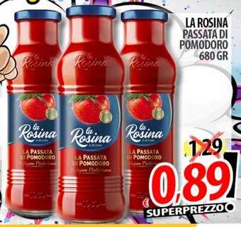 Il Genio Supermercato LA ROSINA PASSATA DI POMODORO 680 GR offerta