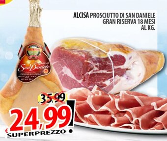 Il Genio Supermercato ALCISA PROSCIUTTO DI SAN DANIELE GRAN RISERVA 18 MESI offerta