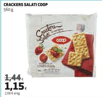 Coop Coop - Crackers Salati In Superficie 560 G(ml) offerta