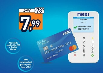 Unieuro Nexi Discover Mobile POS Lettore Di Schede Bianco Micro-USB offerta
