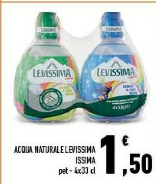 Conad Levissima Acqua Naturale Issima offerta