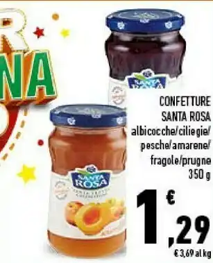 Conad Santa rosa Confettura Extra Di Prugne 350 G(ml) offerta