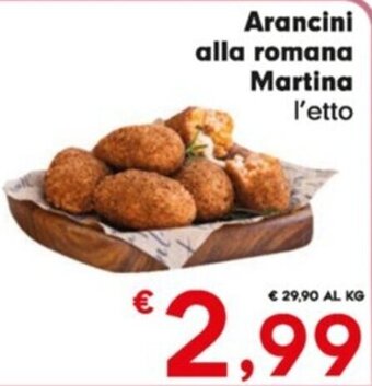 Despar Arancini alla romana Martina offerta