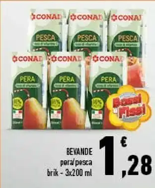Conad Conad Bevande Pera / Pesca offerta