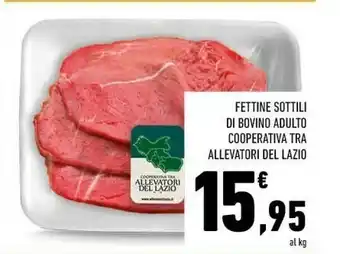 Conad Fettime Sottili Di Bovino Adulto offerta