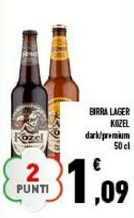 Conad Kozel Birra Lager offerta