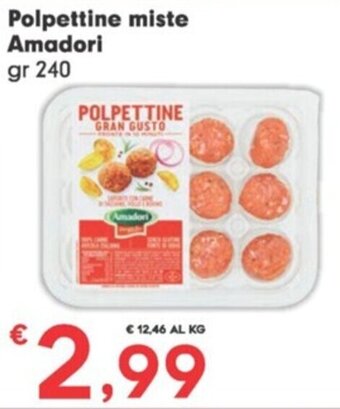 Despar Polpettine miste Amadori gr 240 offerta