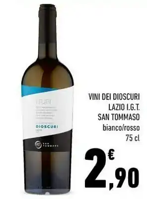 Conad San tommaso Vini Dei Dioscuri Lazio Igt offerta
