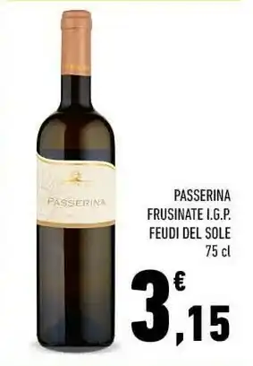 Conad Feudi del sole Passerina Frusinate offerta