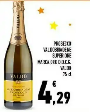Conad Valdo - Valdobbiadene Prosecco Superiore DOCG 750 G(ml) offerta