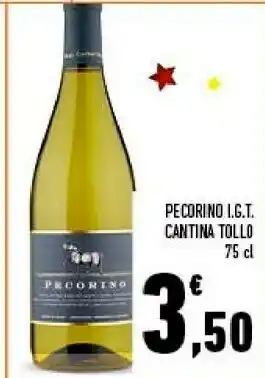 Conad Cantina tollo Pecorino Terre Di Chieti 750 G(ml) offerta