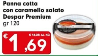 Despar Panna cotta con caramello salato Despar Premium gr 120 offerta