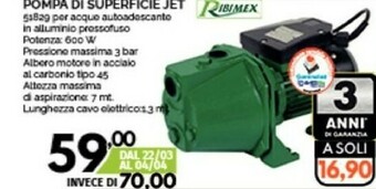 Orizzonte Pompe sommerse offerta