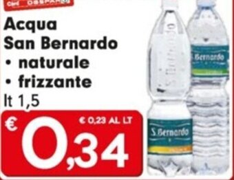 Despar Acqua San Bernardo lt 1,5 offerta