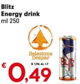 Despar Blitz Energy drink ml 250 offerta