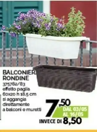 Orizzonte Balconi Vasi da giardino offerta