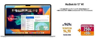 Unieuro MacBook Air 13" M1 offerta