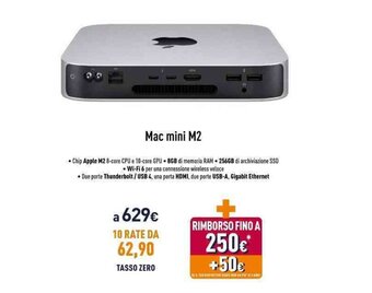 Unieuro Mac mini M2 offerta