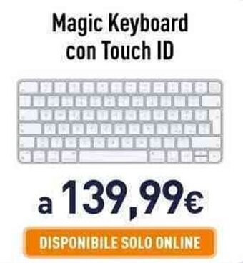 Unieuro Magic Keyboard con Touch ID offerta