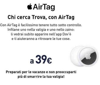 Chi cerca Trova, con AirTag