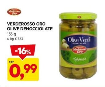 DPiù VERDEROSSO ORO OLIVE DENOCCIOLATE 135 g offerta