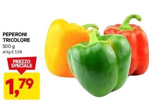 DPiù PEPERONI TRICOLORE 500 g offerta