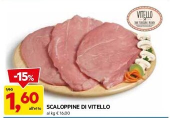 DPiù SCALOPPINE DI VITELLO offerta
