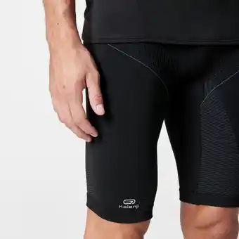 Decathlon Cosciali running uomo kiprun neri offerta
