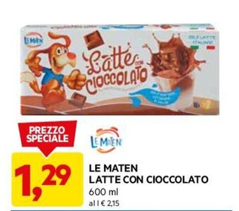 LE MATEN LATTE CON CIOCCOLATO 600 ml