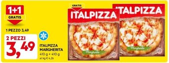 DPiù ITALPIZZA MARGHERITA 410 g + 410 g offerta