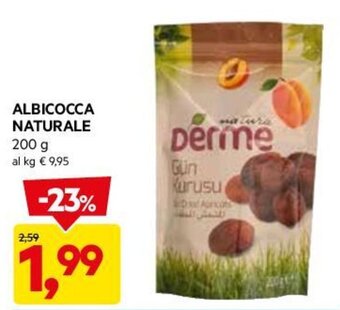 DPiù ALBICOCCA NATURALE 200 g offerta