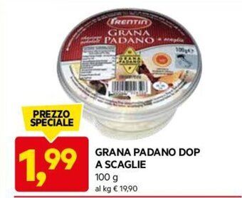 DPiù GRANA PADANO DOP A SCAGLIE 100 g offerta