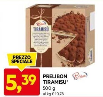 DPiù PRELIBON TIRAMISU' 500 g offerta