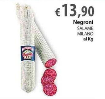 Extra Supermercati Negroni SALAME MILANO offerta