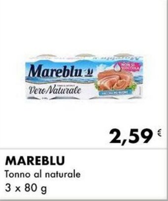 Iper Tosano MAREBLU Tonno al naturale 3 x 80 g offerta