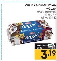 Pam Muller crema di yogurt mix offerta