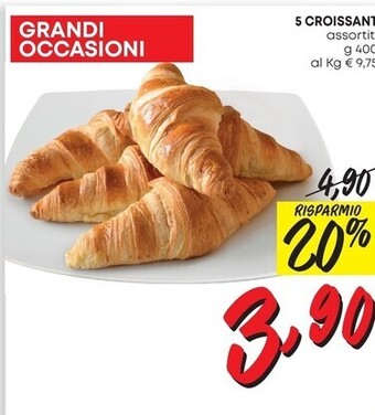 Pam 5 croissant offerta