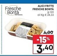 Pam Fresche bonta alici fritte offerta