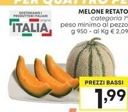 Melone retato