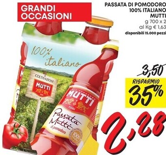 Pam Mutti passata di pomodoro offerta