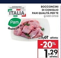 Pam Pam bocconcini di coniglio offerta