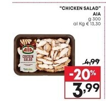 Pam Aia chicken salad offerta
