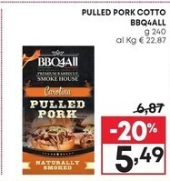 Pam Bbq4all - pulled pork cotto offerta