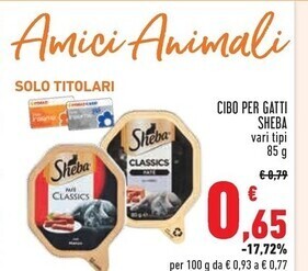 Conad Superstore Sheba cibo per gatti offerta