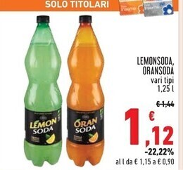 Conad Superstore Fonti di crodo lemonsoda offerta