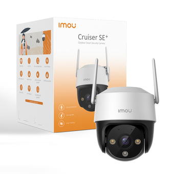 Unieuro Imou telecamera cruiser se+ 2mp motorizzata da esterno con visione notturna a colori, sirena e faretto offerta
