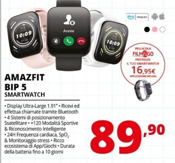 Comet Amazfit bip 5 offerta